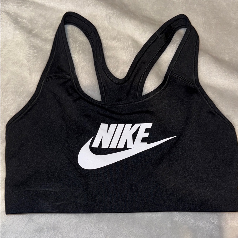 Nike Women's Black and White Sports Bra